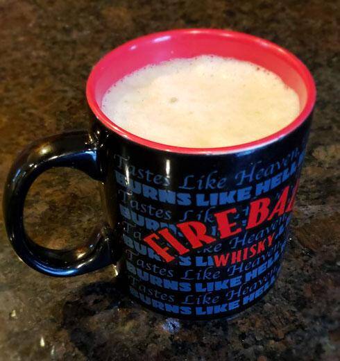 Bullet Proof Coffee in an awesome mug
