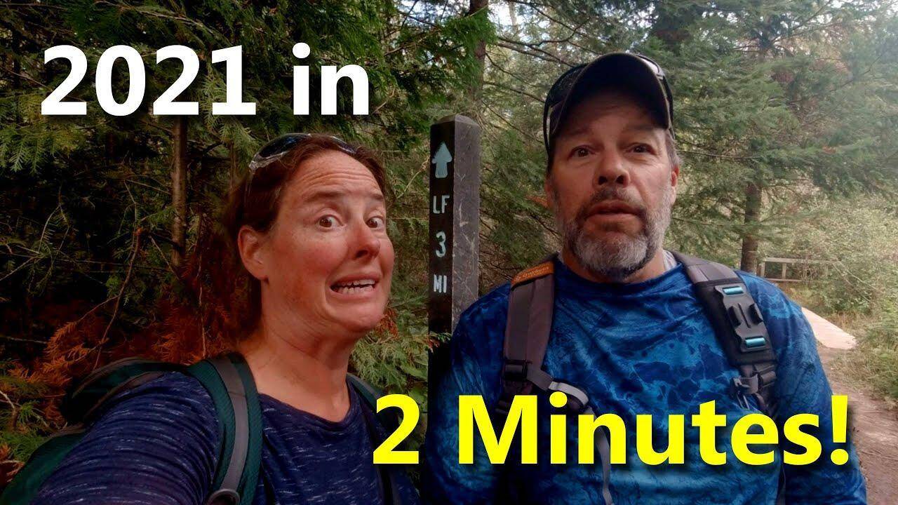 2021 in 2 Minutes | Full-time Truck Camper Living | Host Cascade | 1st Year! |E46
