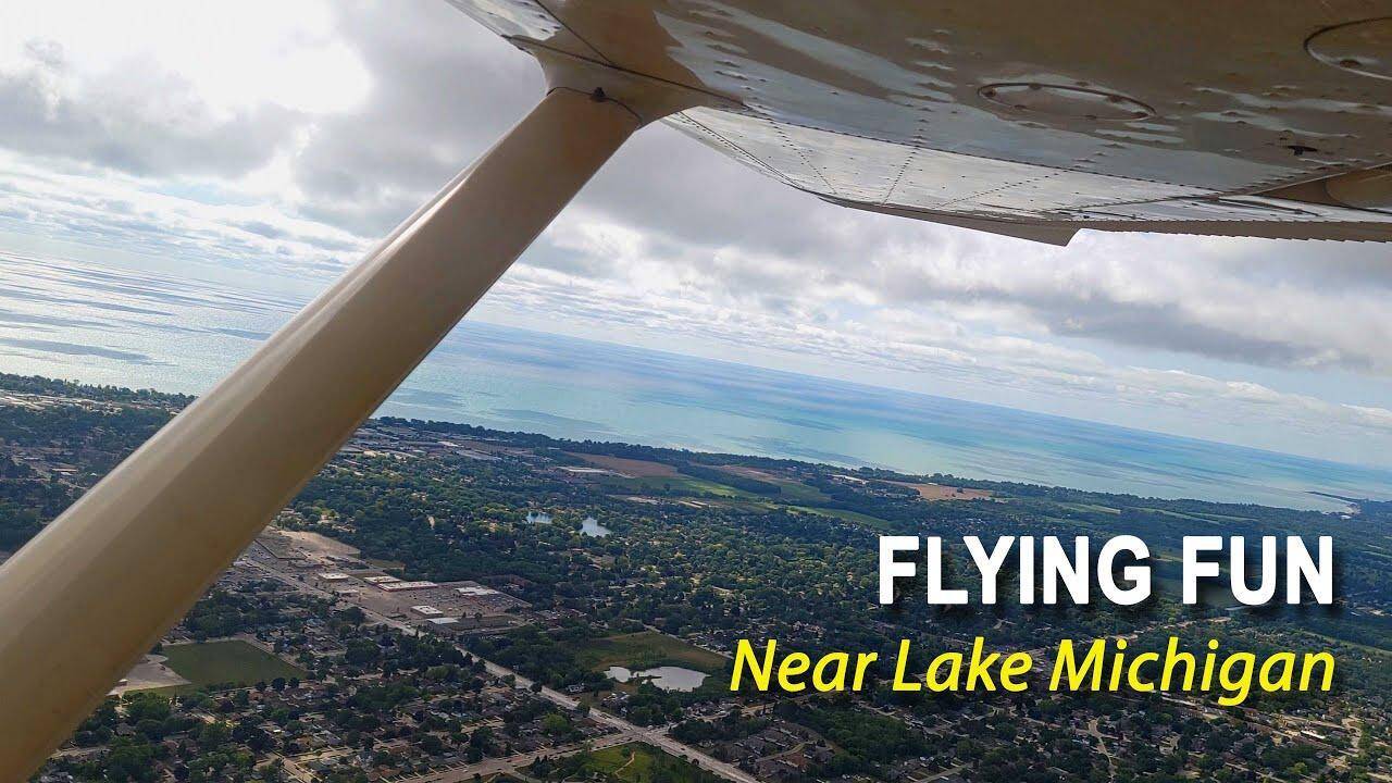 Plane Awesome Views of Lake Michigan & Fair Fun – Burlington, Wisconsin! | Full-time Travels |E22