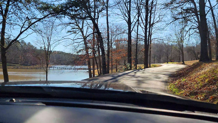 Sloppy Floyd State Park Pond near entrance