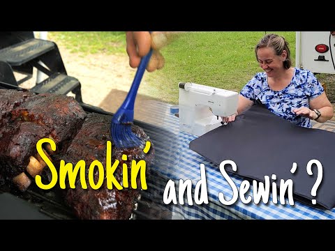 Trailer Stuffing, Reflectix Window Shades & a Pellet Grill on a Truck Camper? | E74