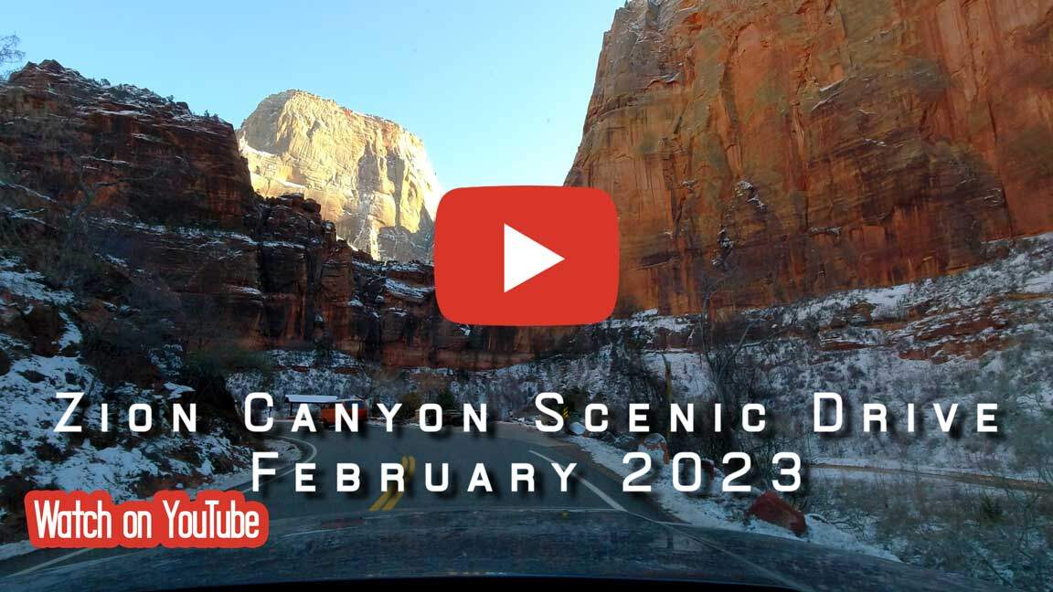 No Words: Winter Zion National Park Scenic Drive – Feb 2023 | e117