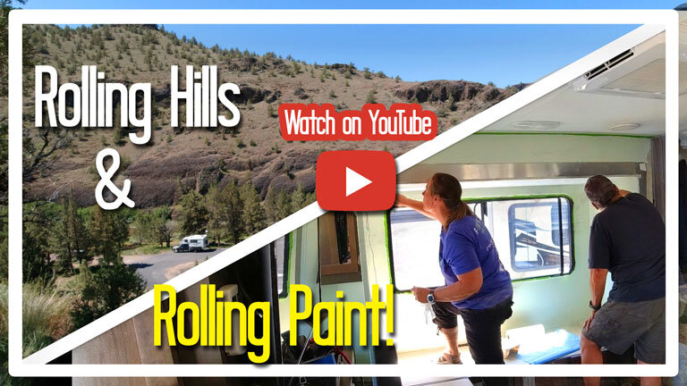 Chimney Rock BLM & Painting our Walls at the RV Shop | Full-time RV Travel | e138