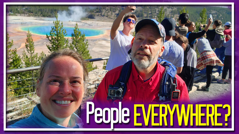 Solitude in Yellowstone? – From Calm to Chaos on a Single Trail! | Truck Camper Couple | e156